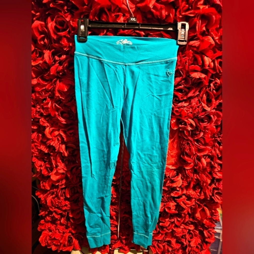 Justice Girls Aqua Active Leggings Size 12